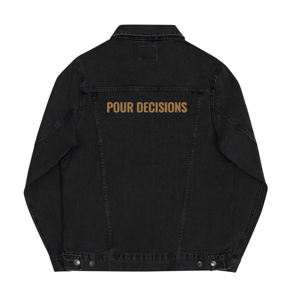 Unisex Embroidery Denim Jacket